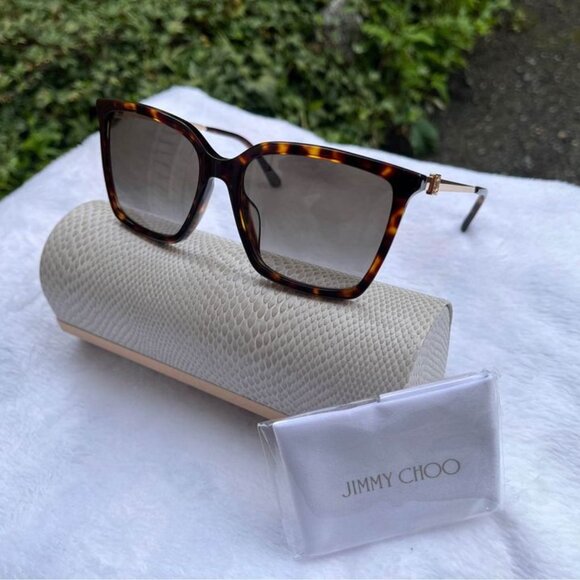 Jimmy Choo Sunglasses - Havana & Black - Picture 1 of 5